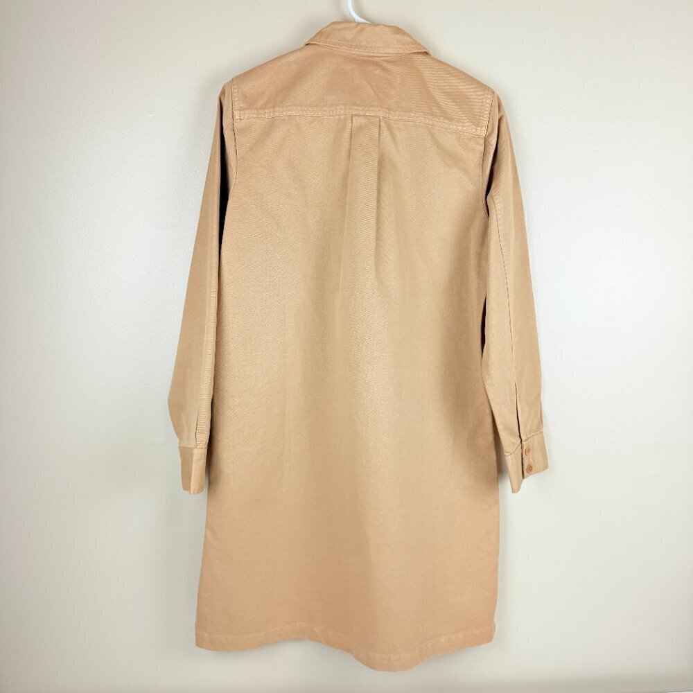 NWT J.Crew Utility Shirt Dress – Thick Fabric 100% cotton Size S - Picture 5 of 16